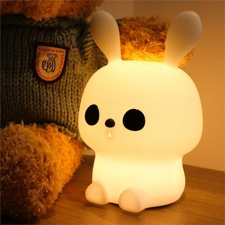 Silicone Tap Animal Night Light